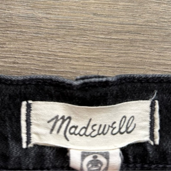 Madewell Faded Black High Rise 90s Straight Jeans Size 30 Women - Picture 4 of 15